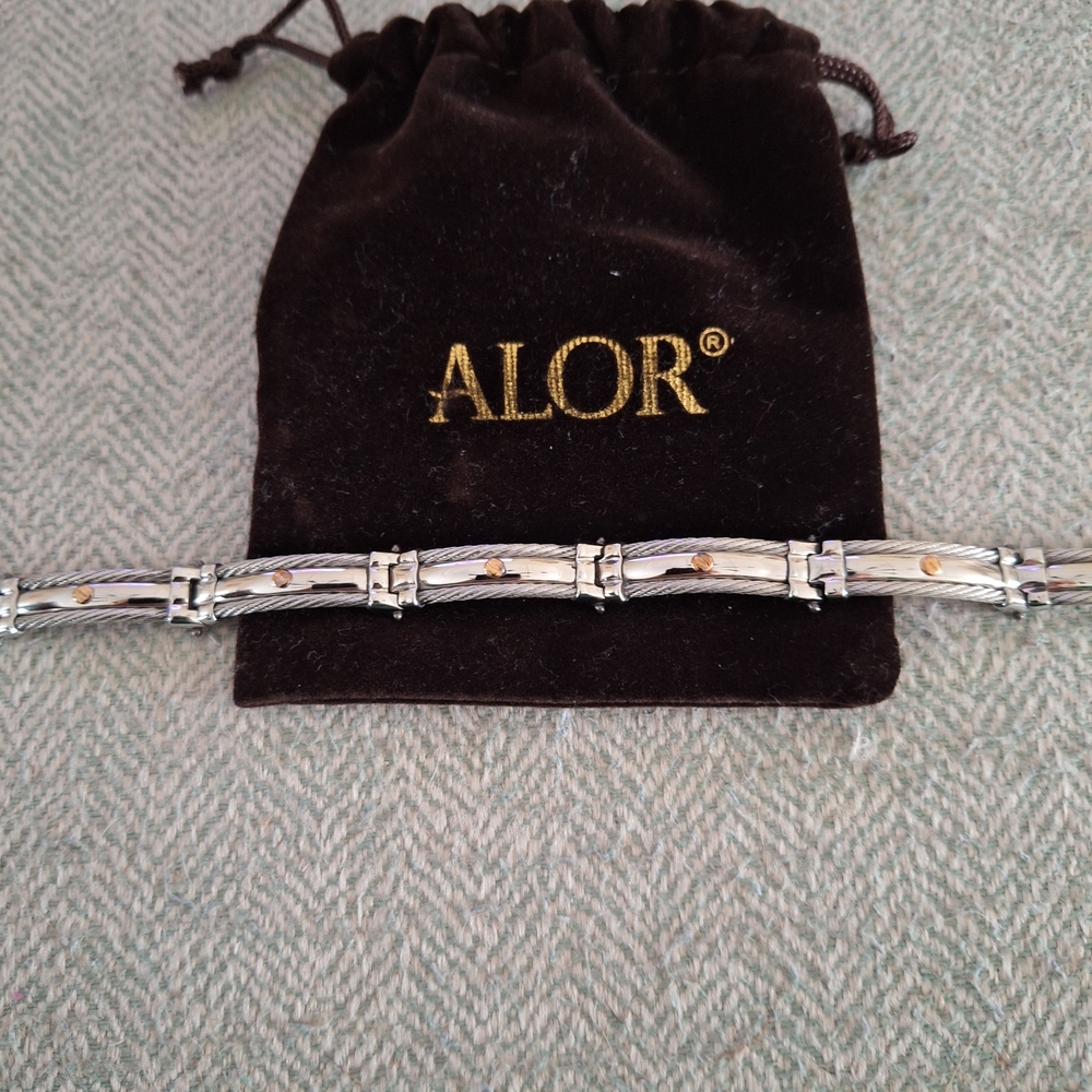 Alor Silver and Gold Bracelet